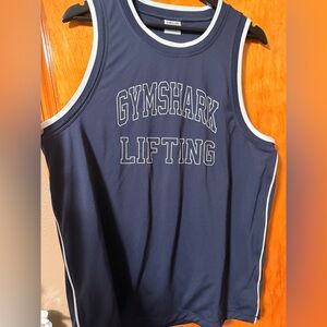 Gymshark Men's Dark Blue Tank